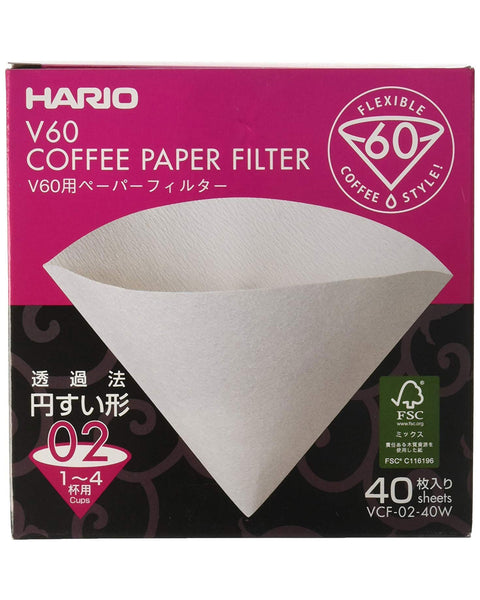 Hario VCF-02 V60 Coffee Paper Filter